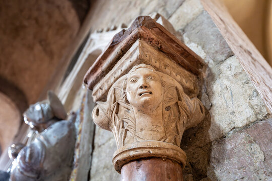 Church of St. Peter Interior Detail - Assisi, Italy