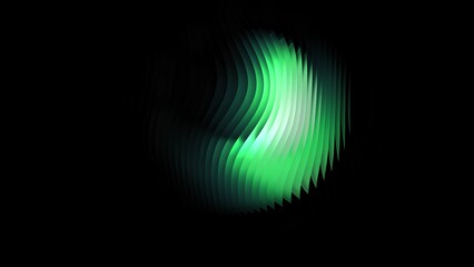Green and black vertical gradient with glowing center. Intense cyber feel with high-contrast neon glow. The bright center transitions smoothly into darker tones, enhancing the futuristic feel.