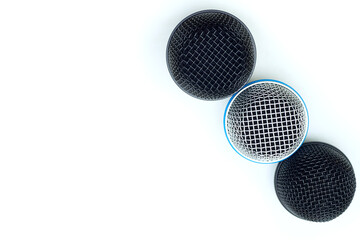 Vocal set.New meshes to protect the vocal microphone head