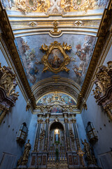 Obraz premium Church of Santa Maria sopra Minerva Interior - Assisi, Italy