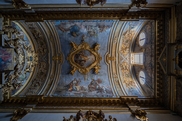 Church of Santa Maria sopra Minerva Ceiling - Assisi, Italy