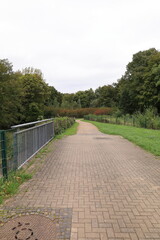 Spätsommer am Emscher Weg im Dortmunder Ortsteil Mengede	