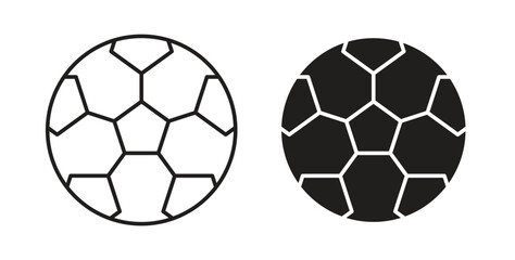 Obraz premium Football icon. filled flat sign for mobile concept and web design