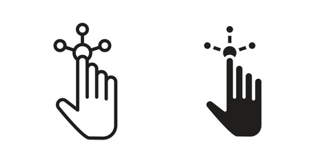 Interactive icon. filled flat sign for mobile concept and web design