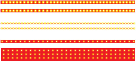 Luminous stripes set