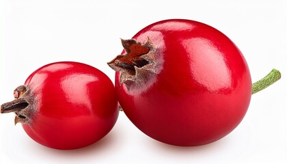 Hawthorn Berries Harvest Nature Botanical Isolated On Transparent Background