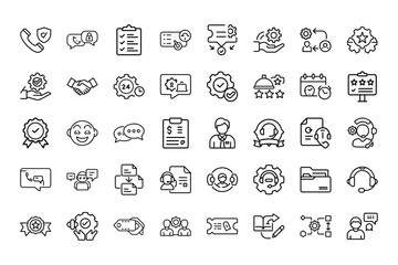 set of icons for web design