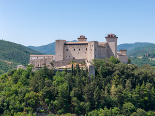 Obraz premium Rocca Albornoziana - Spoleto, Italy