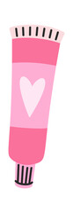 Cream tube Valentines day gift