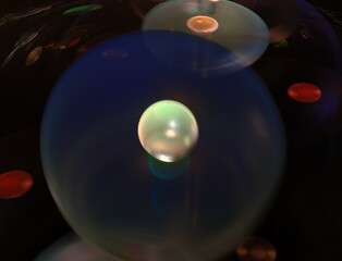 Imaginatory fractal abstract background Image