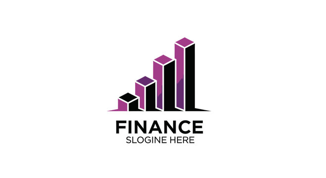 Abstract Finance Logo Depicting Growth And Business Profit Maximization Concept
