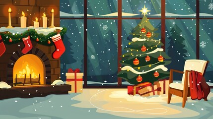 Christmas_Eve_scene_illustration