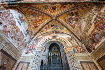 Chapel of the Madonna di San Brizio Ceiling - Orvieto, Italy