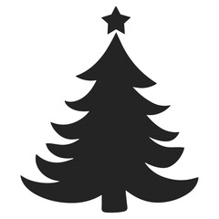 Christmas tree cute drawing