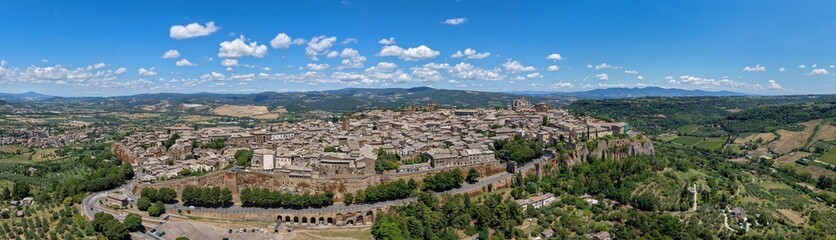 Aerial View of Orvieto - Orvieto, Italy
