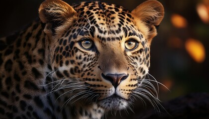 Fototapeta premium Leopard Portrait