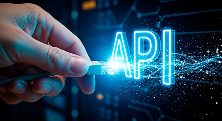 API network with light.