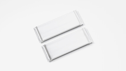 Two Blank Candy Bar Wrappers Arrangement