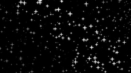 VJ loop as amazing beautiful bag in 4k. Looping video flicking star glow particles background. Multi-colored stars abstract animated background.. - Powered by Adobe