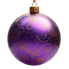 christmas ball on white background