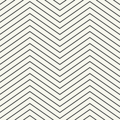  Seamless vector pattern with thin zigzag. Abstract monochrome background featuring striped tiles. Suitable for use as a swatch in Illustrator.