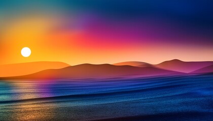 Naklejka premium Degrades De Belles Couleurs Ideal Comme Fond D Ecran