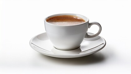 Obraz premium White Coffee Cup Mockup Isolated On Transparent Or White Background