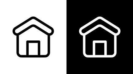 Home With Icon Set Design