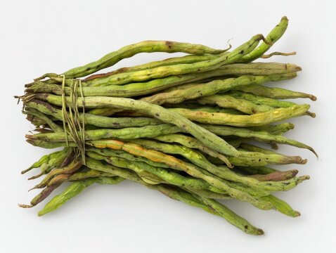 Guar Gum: Premium Culinary Ingredient from Asia on White Background