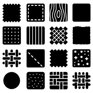 Diverse Textile Swatches: A visually rich collection of various textile swatches in different patterns and designs, suitable for a wide range of creative applications.