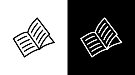 Brochure With Icon Set Design