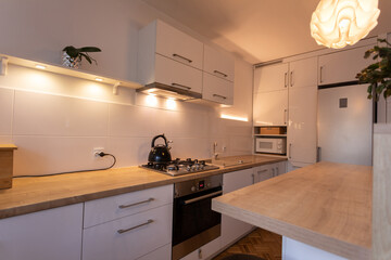 Explore Modern Kitchen Design featuring sleek, stylish elements and an abundance of natural light