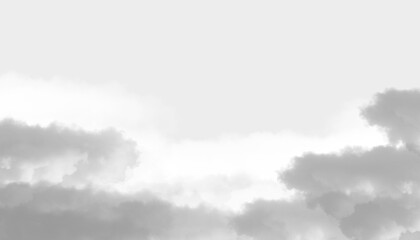 Minimalist cloud or fog effect on a light background, perfect for creating dreamy or mysterious scenes. Use it as a background for design projects, banners, or atmospheric overlays.
