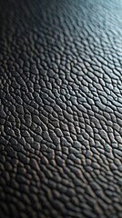 Close-Up of Textured Leather Surface with Light Reflection