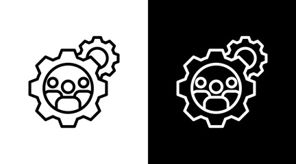 Management With Icon Set Design