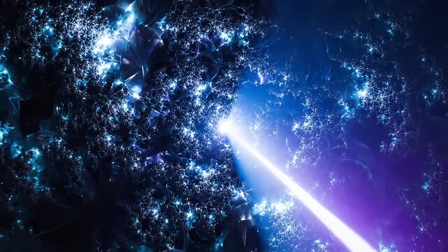 Cosmic Ray Burst A Journey Through Space and Time.