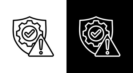 Risk Management With Icon Set Design