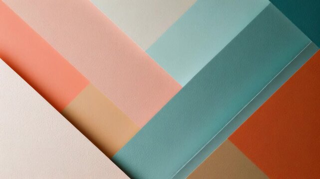 Pastel geometric patterns faded