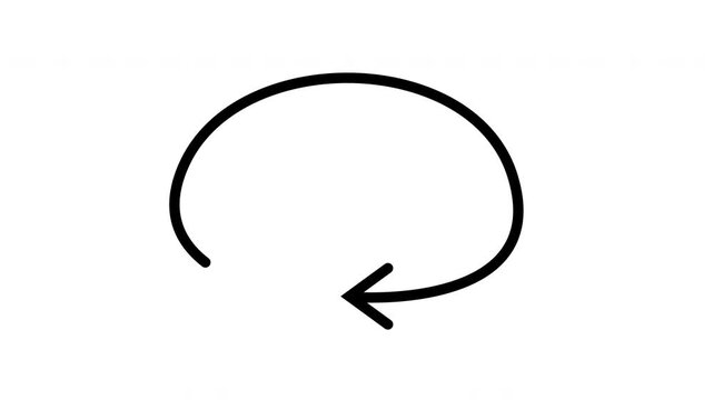 Circular arrow refresh reload loop cycle symbol graphic