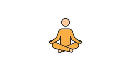Person in lotus position meditating fostering relaxation and focus perfect for health and wellness blogs and articles about mental well-being.
