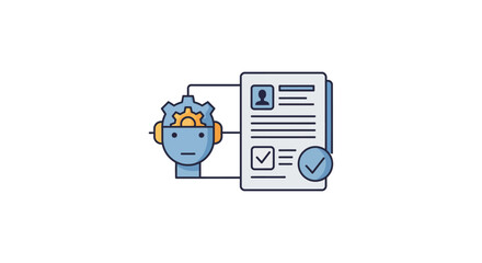 automated resume screening for hr an ai system reviewing cvs streamlining recruitment enhancing efficiency in human resources management