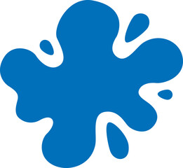 vector illustration of a blue water drop