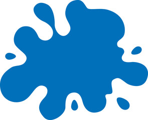 Vector illustration of abstract splash shape
