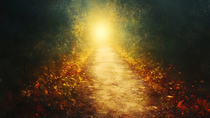 Abstract gradient particle background with glowing yellow light over retro gold and black grunge texture, distressed film effect, subtle grain noise creating a vintage cinematic and artistic digital b