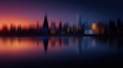 Obraz premium Cityscape moment, dynamic colors, ultra-realistic, trending on Adobe Stock, perfect lighting