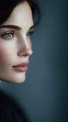 Fototapeta premium Concept portrait, natural colors, clean composition, trending on Adobe Stock, perfect lighting