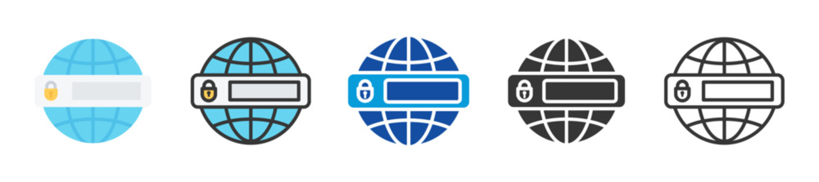 https icon set multi style various collection