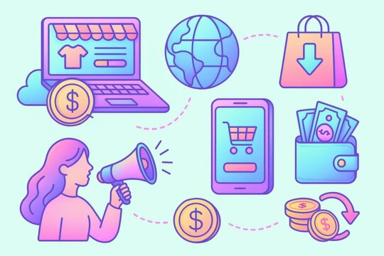 Digital marketing strategies driving online shopping engagement through e commerce platforms integrating social media and mobile technology for brand success