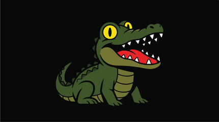 Obraz premium Fullbody_baby_alligator_202511230735