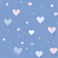 Flat seamless pattern background, generation AI 